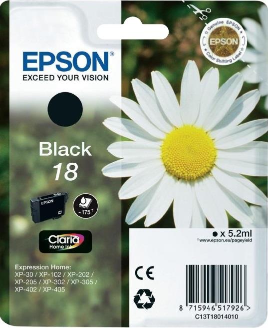 EPSON Cartuccia originale Epson T1801 M margherita nero